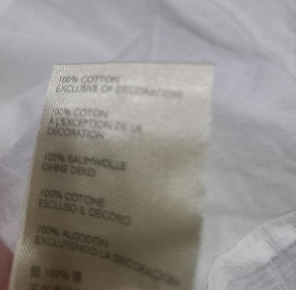 Anthropologie White Sleeveless Lace Top Sz.S - Picture 6 of 8